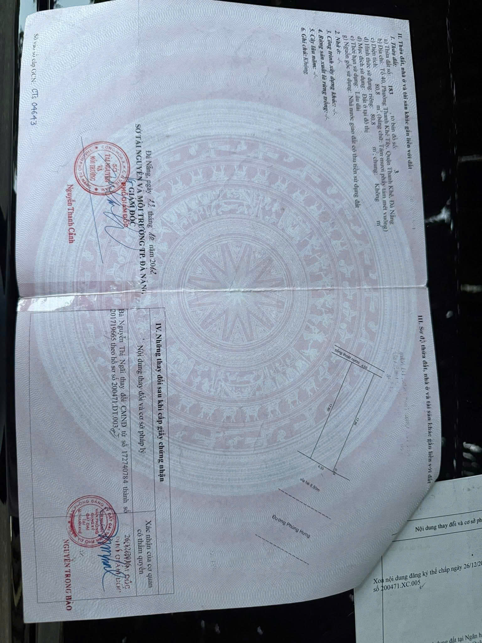++ Chào  Bán Cặp đất đường Phùng Hưng, Phường  Thanh Khê Tây - Tp Đà Nẵng -- Diện tích : 163m2 - Ảnh 1